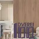 Декоративна акустична панель 2800*300*18 мм Дуб класичний_3