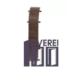 З'єднання для плінтуса з кабельканалом (венге чорний)