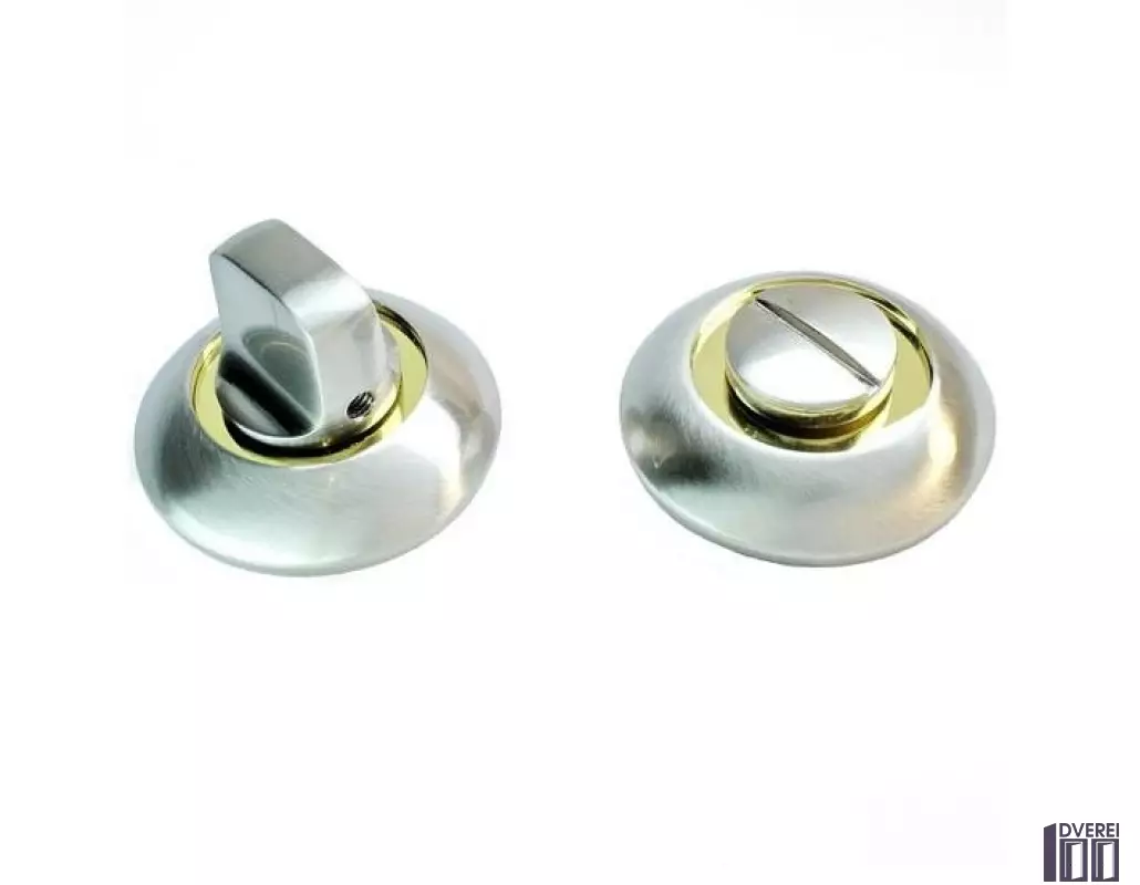 Накладка поворотник KEDR BK1005-SN/PB (колір шліфований нікель/полірована латунь)