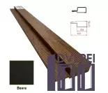 Фінішна планка МДФ 1238 Венге 37,8*11,6*2800 (1 шт.)