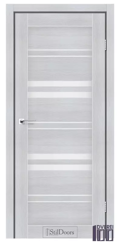 Двері міжкімнатні Stil Doors SLOVENIA Кремове дерево Сатін білий