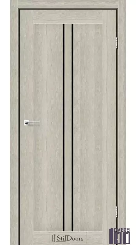 Двері міжкімнатні Stil Doors BARCELONA Дуб Альба BLK
