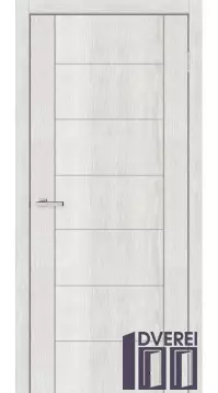 Двері міжкімнатні MSDoors Кол.SIMPLE Мод. VERMONT Горіх білий (ПВХ) глухе