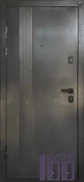 Двері вхідні метал/мдф БЦ- Буковель чорний муар /бетон