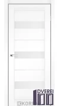 Двері міжкімнатні Korfad PORTO PR-12 Super PET Аляска сатин білий