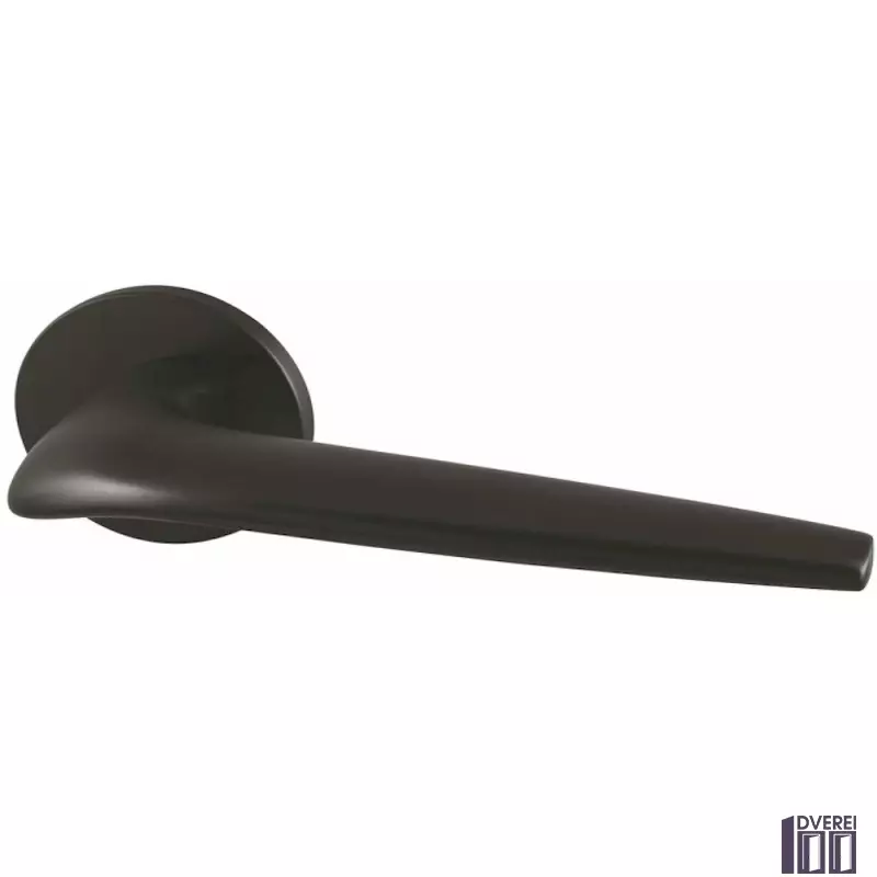 Ручка на розетці ARMADILLO Мод. TWIN URS BL-26 чорний