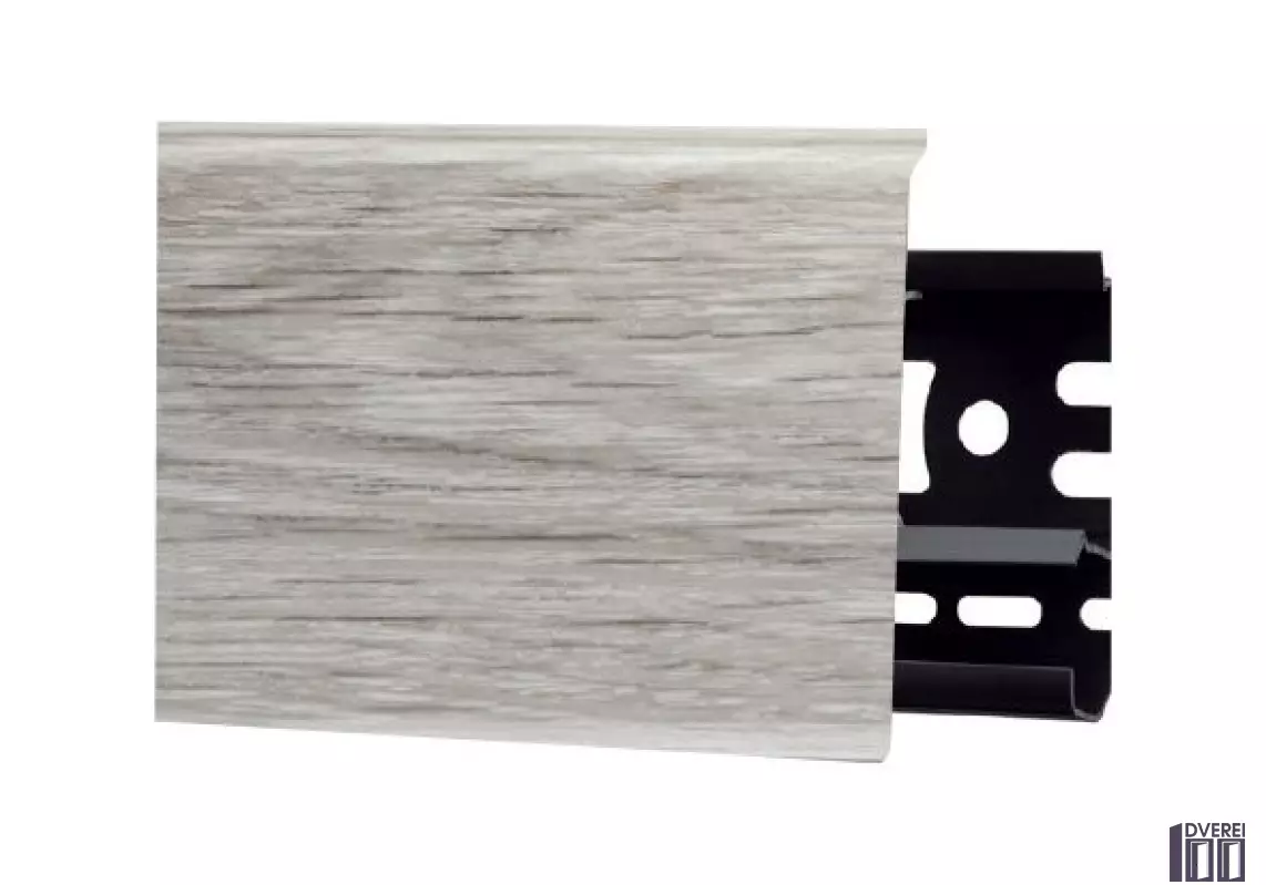 Плінтус підлоговий ARBITON INDO 2,5м 70 мм c кабельних каналів (дуб болтон)