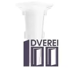 Куточок внутрішній для плінтуса ARBITON INDO (білий глянець)