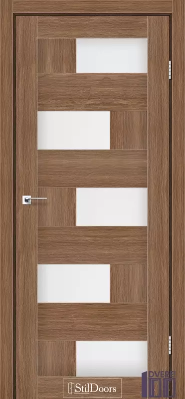 Двері міжкімнатні Stil Doors NEPAL Італійський горіх Сатін білий