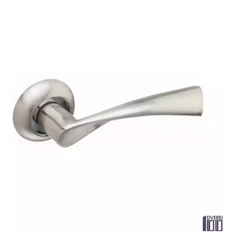 Ручка на розетці KEDR R07.023-AL колiр SN/CP ( сатiн/ хром)