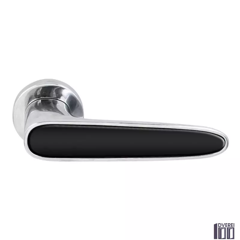 Ручка RDA Idea хром/чорний 1/2 ф/з 49054