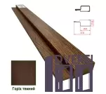 Фінішна планка МДФ 1238 Горіх темний 37,8*11,6*2800 (1 шт.)