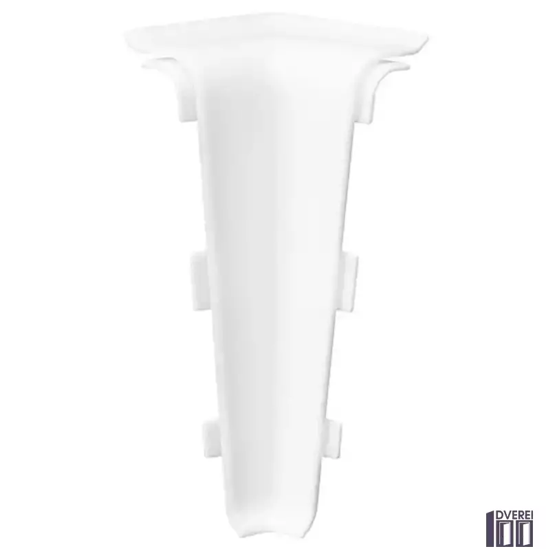 Куточок внутрішній для плінтуса ARBITON INDO (білий глянець)