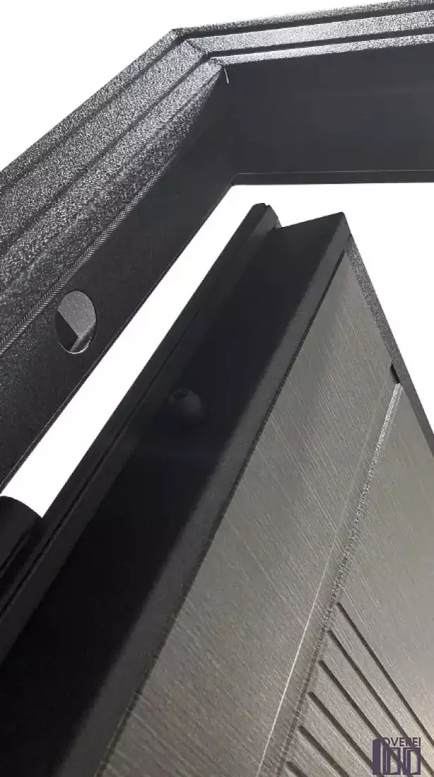 Двері вхідні метал/мдф БЦ- 132 Чорний муар /Венге сірий горизонт_6