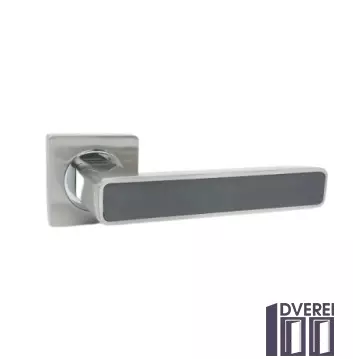 Ручка на розетці KEDR R08.820-AL- колiр Sn/CP/Graffit  (сатiн/хром/графіт)