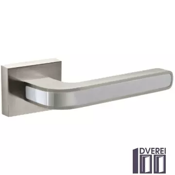 Ручка на розетці FUARO Мод. NEO SN/CP-3 мат. нікель/хром