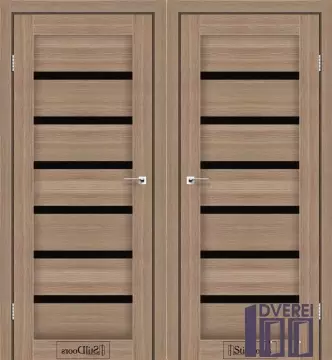 Двері міжкімнатні двостулкові STEEL DOORS FLORIDA Вільха классича  BLK