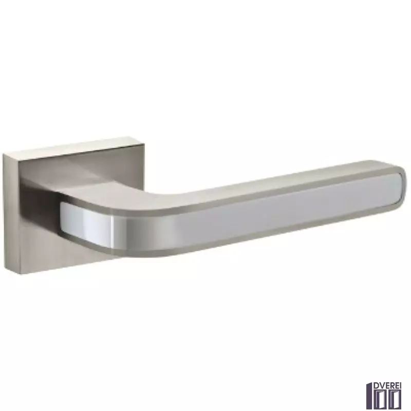 Ручка на розетці FUARO Мод. NEO SN/CP-3 мат. нікель/хром