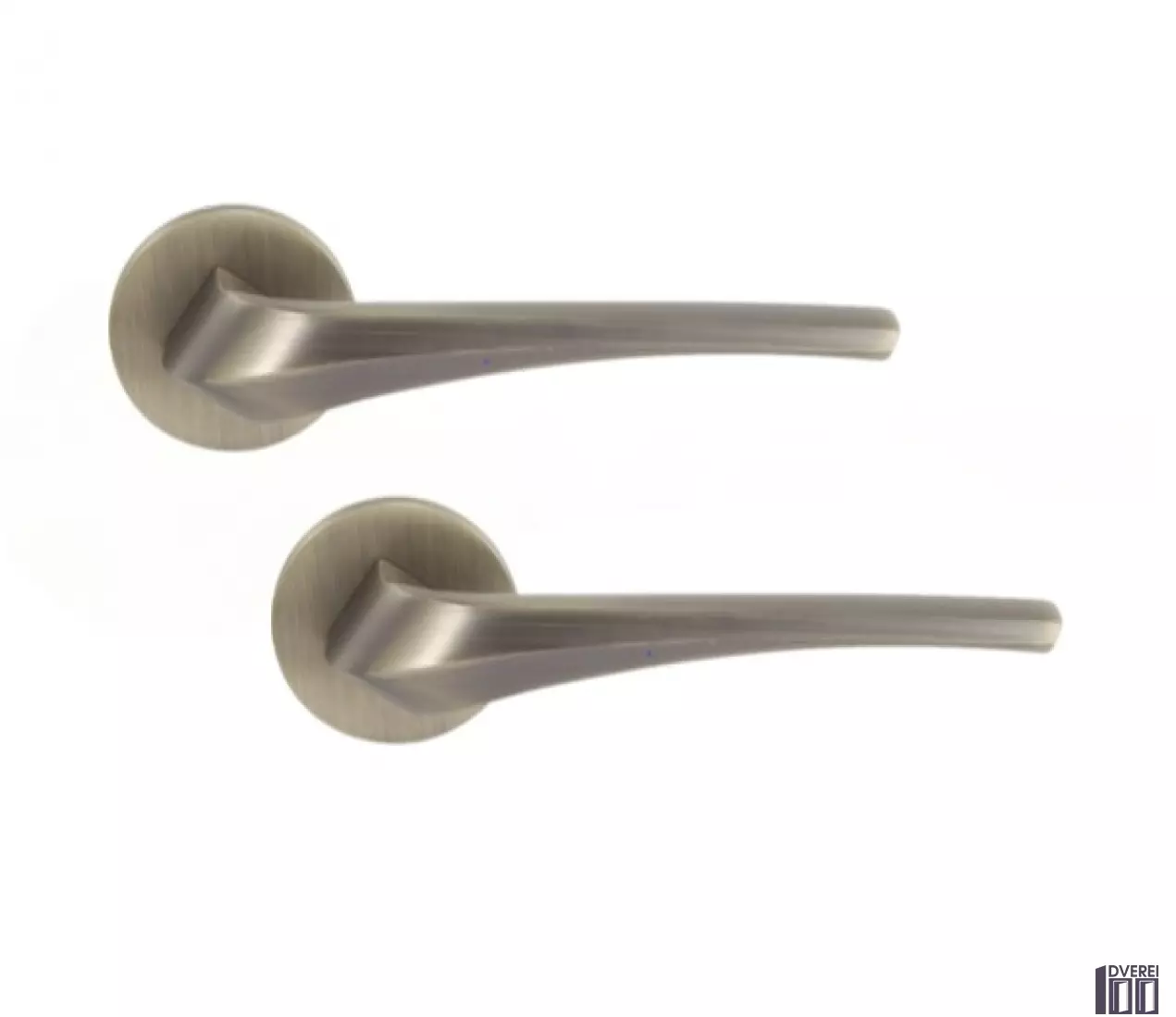 Ручка на розеті CT Comit Sky антична латунь (розетта 6 мм)_2