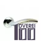 Ручка на розетці KEDR R10.026-AL-SN/CP  колір (сатін/ хром)