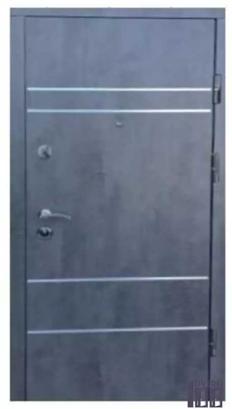 Двері Вхідні Квартира Форт Престиж Даллас (бетон темний/ваніль горизонт)