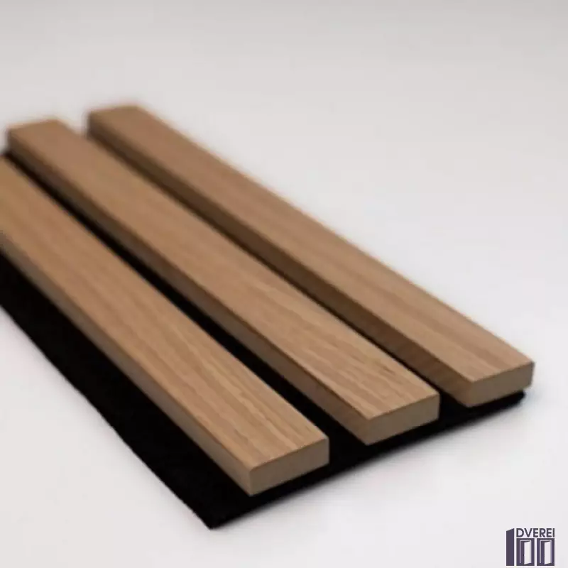 Декоративна акустична панель 2800*300*18 мм Дуб Ліката