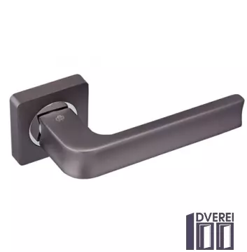 Ручка на розетці Gavroche CALIFORNIUM Cf А1 колір MBN/CP (графіт/хром)