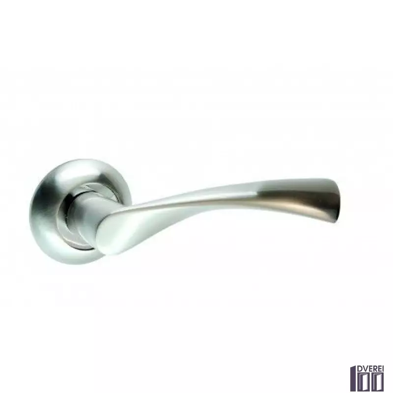 Ручка на розетці KEDR R10.023-AL-SN/CP  колір (сатін/хром)