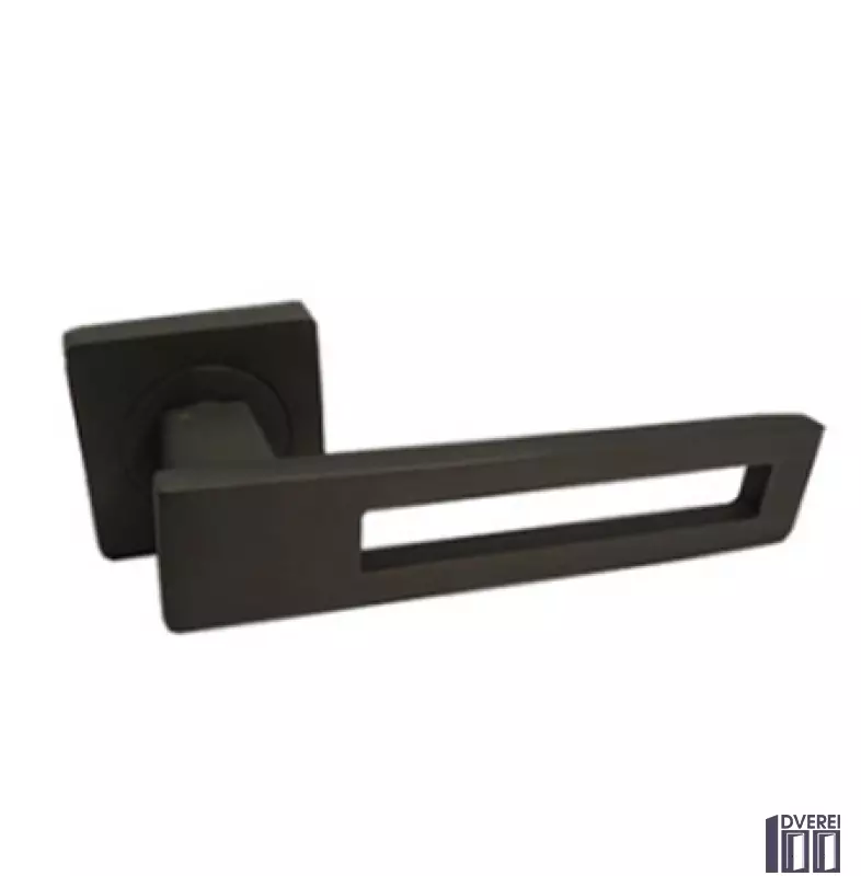 Ручка на розетці KEDR R08.084-AL-  колiр Graffit   (графіт)