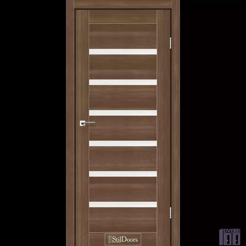 Двері міжкімнатні Stil Doors FLORIDA Горіх золотий  Сатін білий