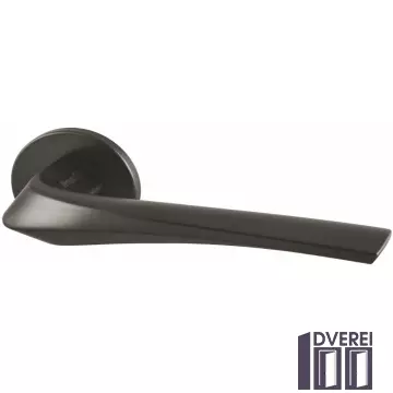 Ручка на розетці ARMADILLO Мод. FLAME URS BL-26 чорний