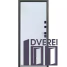 Двері вхідні Форт Нокс КРАФТ-Термо (Метал\Метал) Вулиця Матовий сірий 7024 + чорний /сірий або білий_3