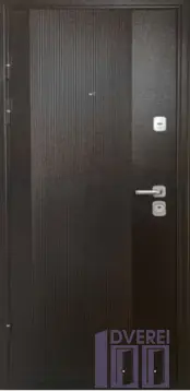 Двері вхідні метал/мдф БЦ- Хотин Мідь антік /спил коньячний