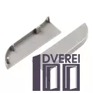 Заглушка для плінтуса з кабельканалом ліва (сріблясто сірий)_2