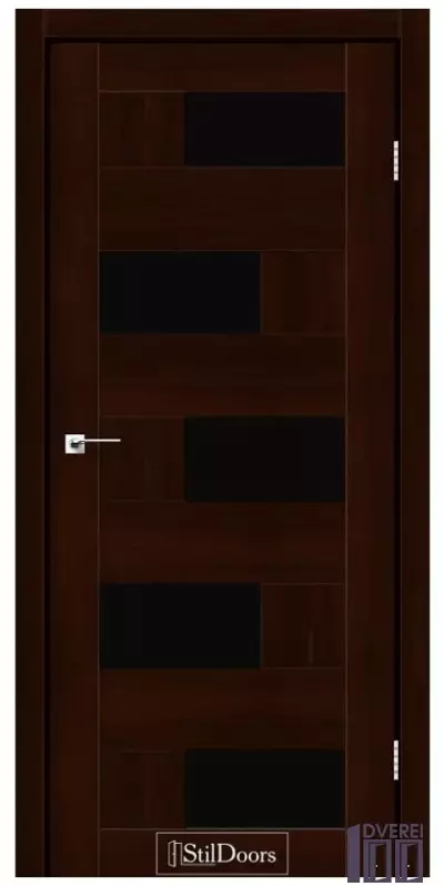 Двері міжкімнатні Stil Doors NEPAL Каштан  BLK