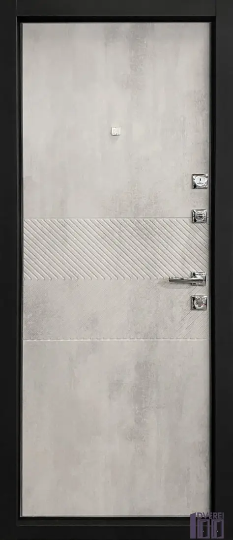 Двері вхідні мдф/мдф ПК- 560 Q Оксид чорний /Оксид світлий_2