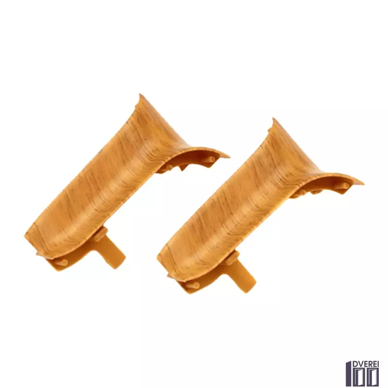 Куточок внутрішній для плінтуса з Кабе каналом (дуб Шервуд)