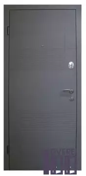 Двері Вхідні Квартира Форт Престиж Каліфорнія (Венге темний/Білий супермат)