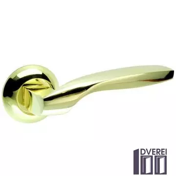 Ручка на розетці KEDR R10.045-AL-PB колір (золото)