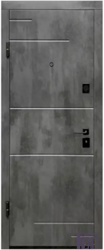 Двері вхідні мдф/мдф ПО- 361 Q Оксид темний /Оксид світлий