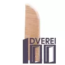 Заглушка для плінтуса з Кабе каналом ліва (Ясень)