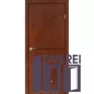 Двері міжкімнатні KORFAD Deco Loft Plato DLP-01 Сталь кортен Молдінг чорний/золотий (звичайна/чорна