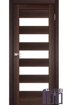 Двері міжкімнатні Korfad PORTO PR-08 Горіх сатин білий