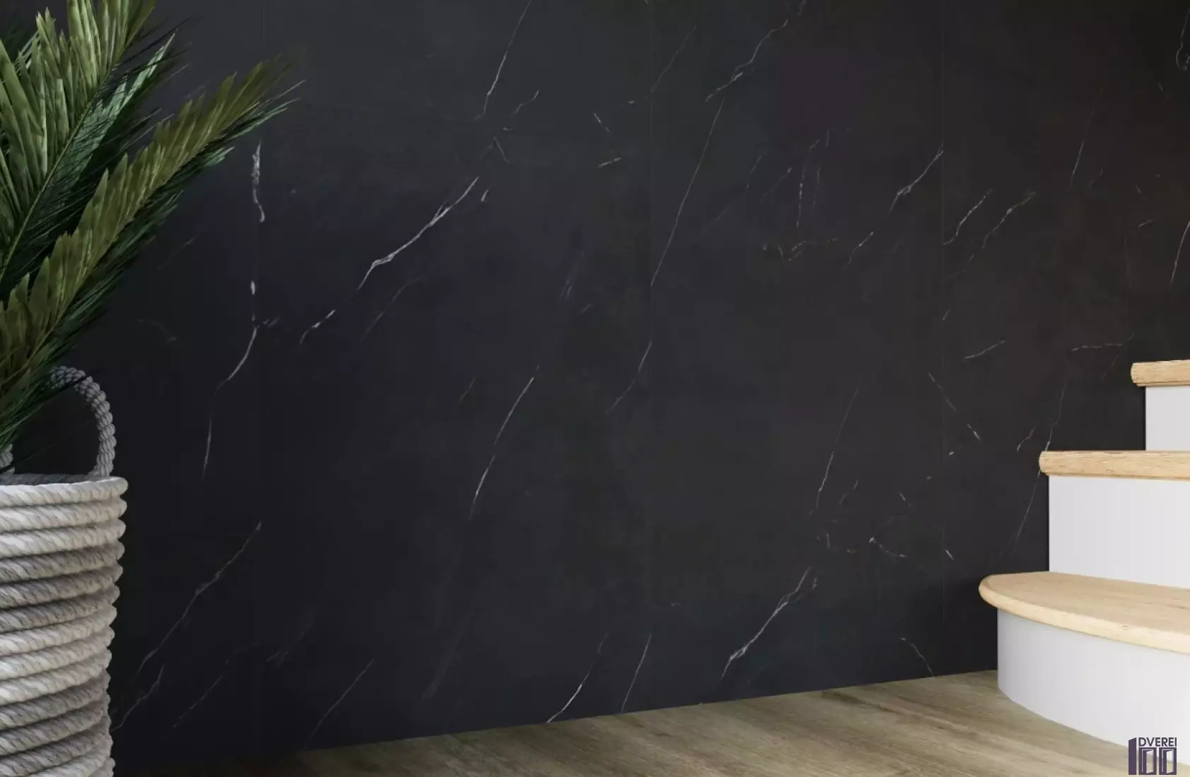 Вінілова стінова панель SPC SPeCtra Wall Мармур Неро 2502 1 м кв._3