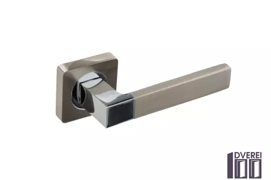 Ручка на розетці Gavroche STANNUM Sn  A1 колір SN/CP (хром/сатин)