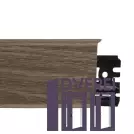 Плінтус підлоговий ARBITON INDO 2,5м 70 мм c кабельних каналів (дуб вікторія)