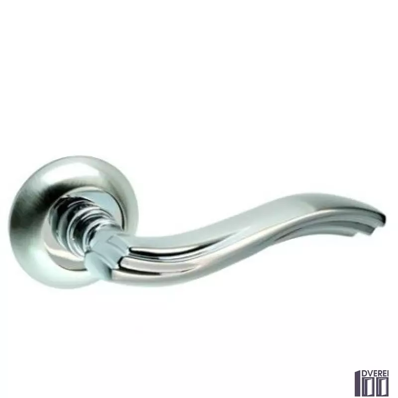 Ручка на розетці KEDR R10.063-AL-SN/CP колір (сатін/ хром)