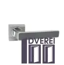 Ручка на розетці KEDR R08.820-AL- колiр Sn/CP/Graffit  (сатiн/хром/графіт)