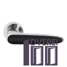 Ручка RDA Idea хром/чорний 1/2 ф/з 49054