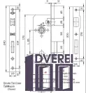 Замок врізний KALE 152-R B:40_2